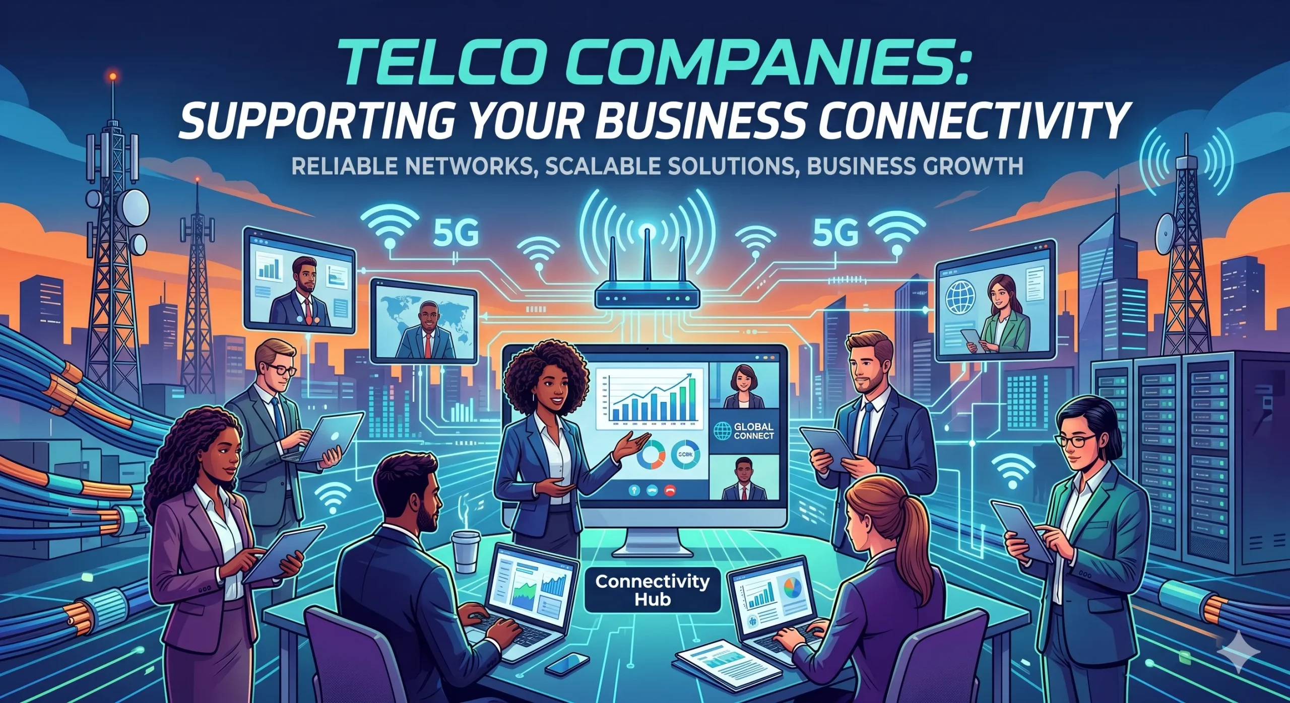 Telco Companies, UK, US, and Canada